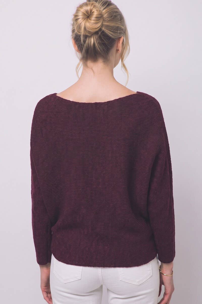 Oversized Dolman Sleeve Sweater