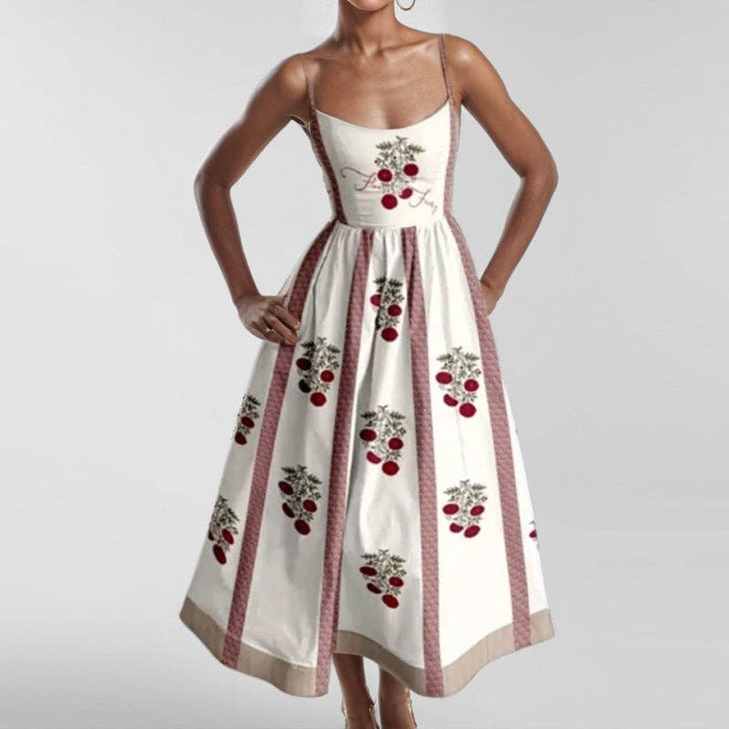 Elegant Floral Maxi Dress for Women