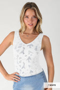 NIKI BIKI Textured Lace Bodysuit