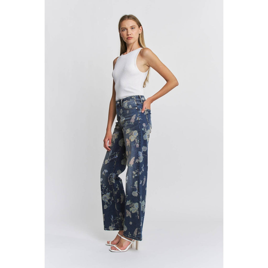 HIGH RISE WIDE LEG EMBELLISHMENT