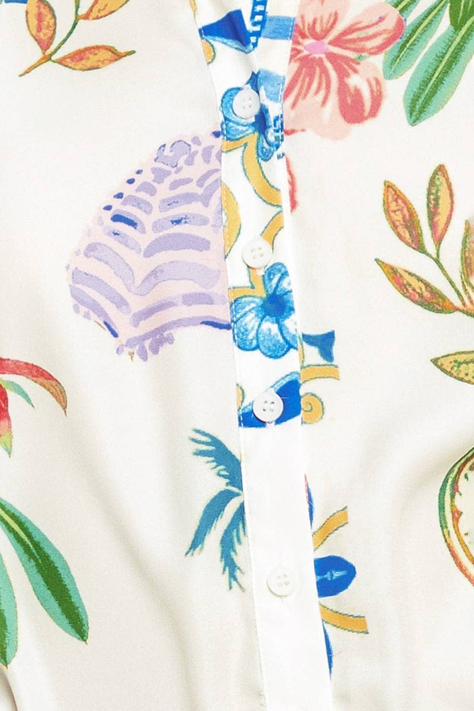 A printed woven top - IT13993B