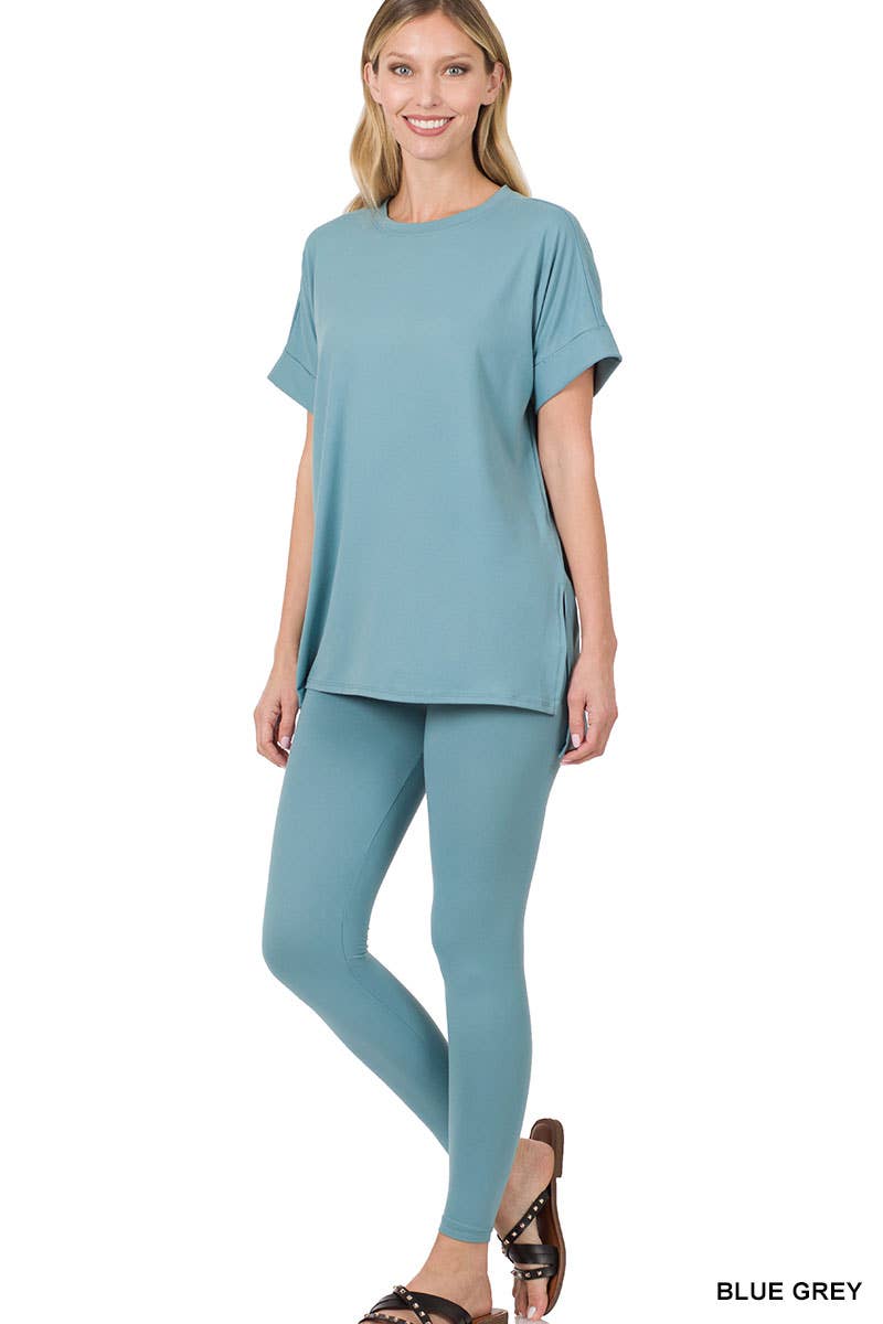 Microfiber Soft Loungewear 2pc Set - Zenana